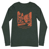 Robert Frost - Two Roads Diverged in a Wood Long Sleeve Tee