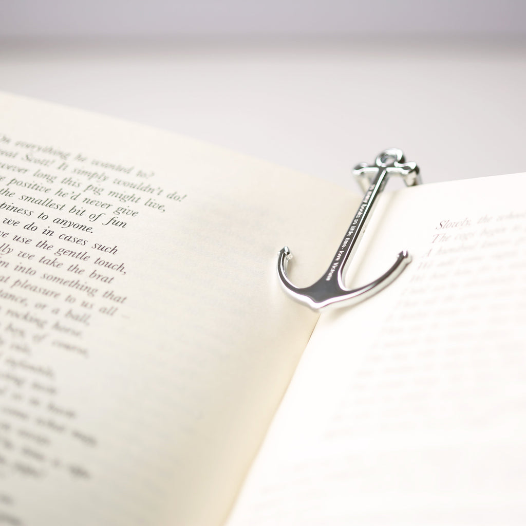 Book Anchor - Silver & Matt Black