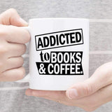 Coffee Mug for Readers // Addicted to Books & Coffee