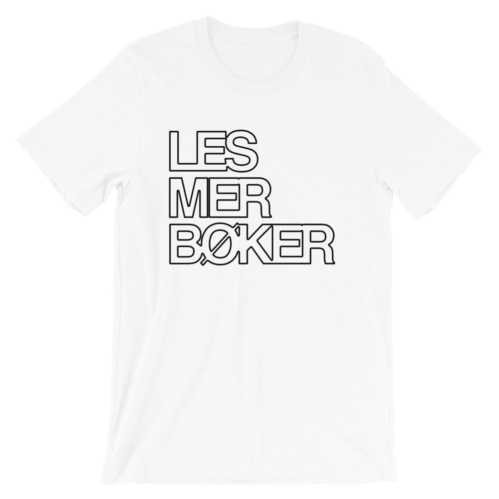 Read More Books in Norwegian, Short-Sleeve Unisex T-Shirt