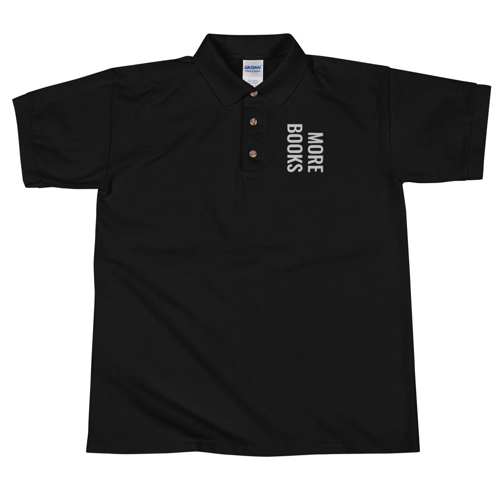 More Books - Embroidered Polo Shirt