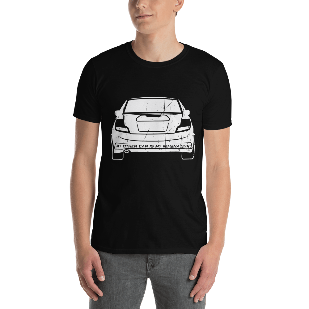 My Other Car Is My Imagination Short-Sleeve Unisex T-Shirt (White)