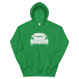 My Other Car Is My Imagination Unisex Hoodie (White)