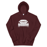 My Other Car Is My Imagination Unisex Hoodie (White)