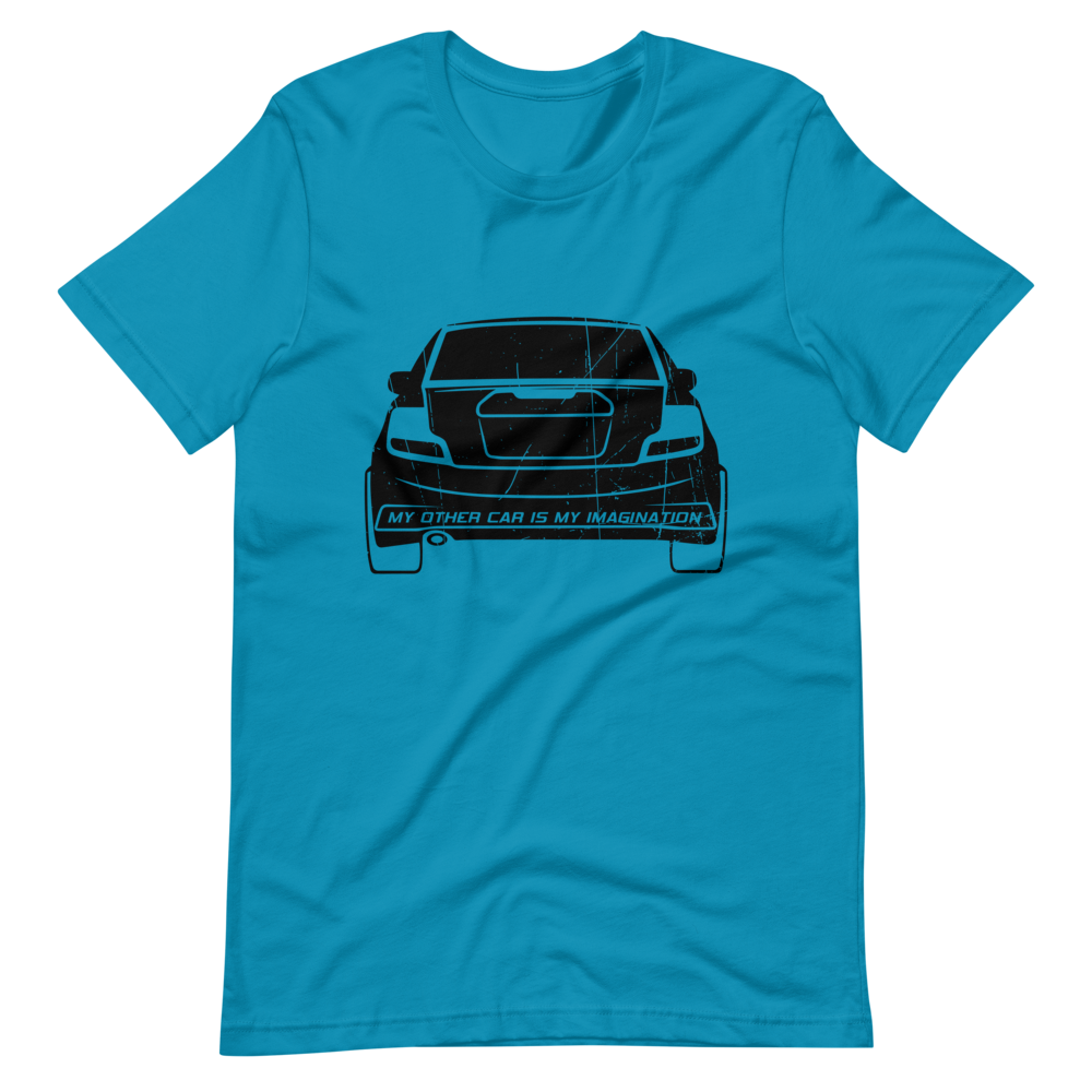 My Other Car Is My Imagination Short-Sleeve Unisex T-Shirt (Black)