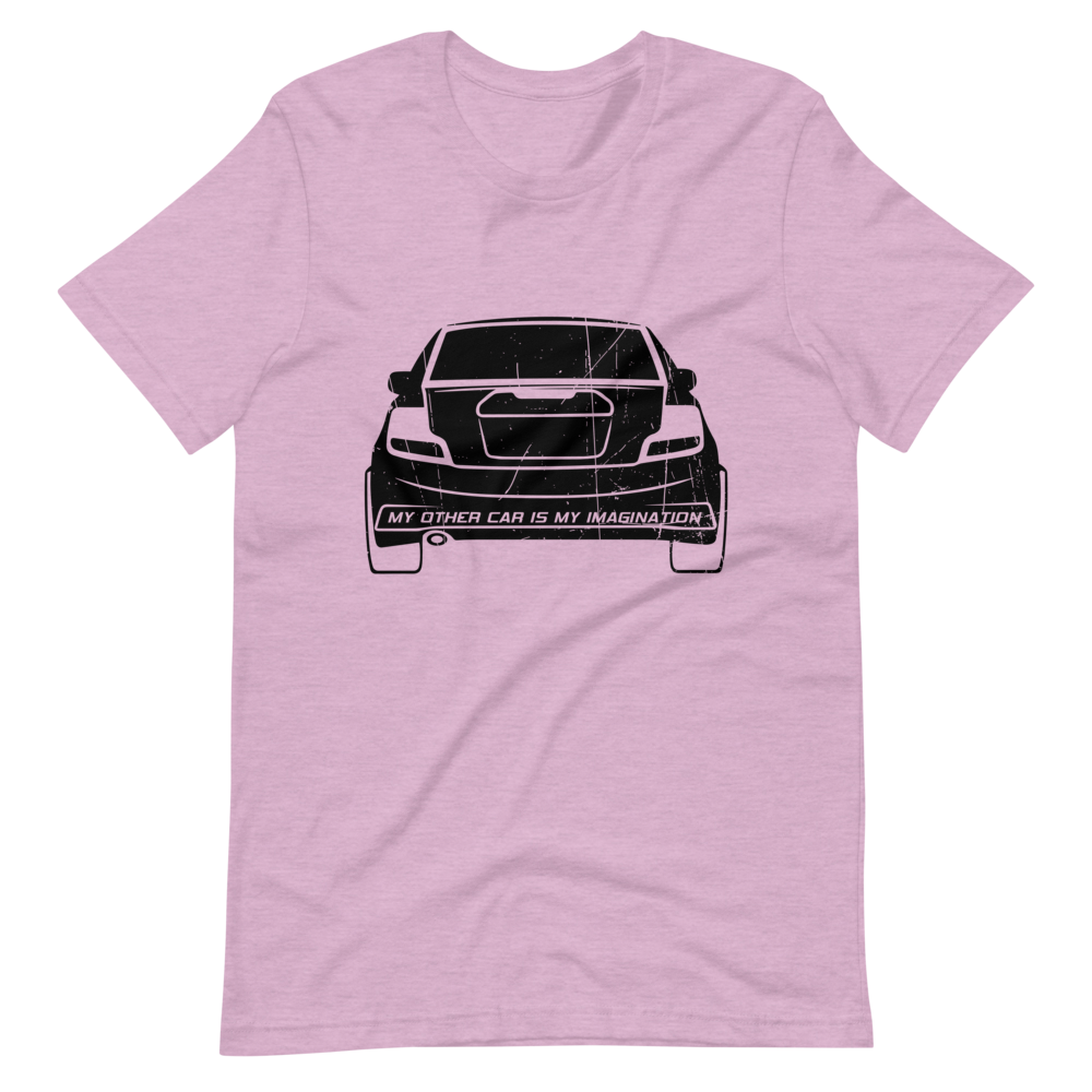 My Other Car Is My Imagination Short-Sleeve Unisex T-Shirt (Black)