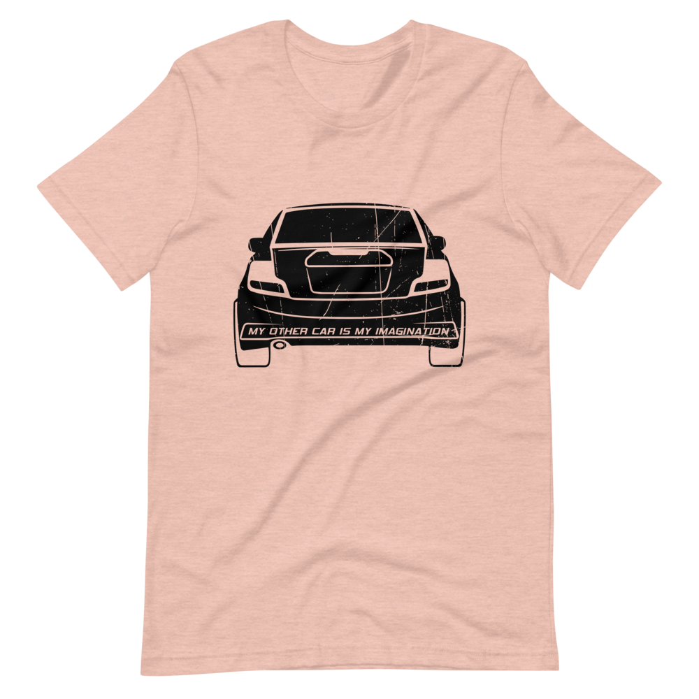 My Other Car Is My Imagination Short-Sleeve Unisex T-Shirt (Black)