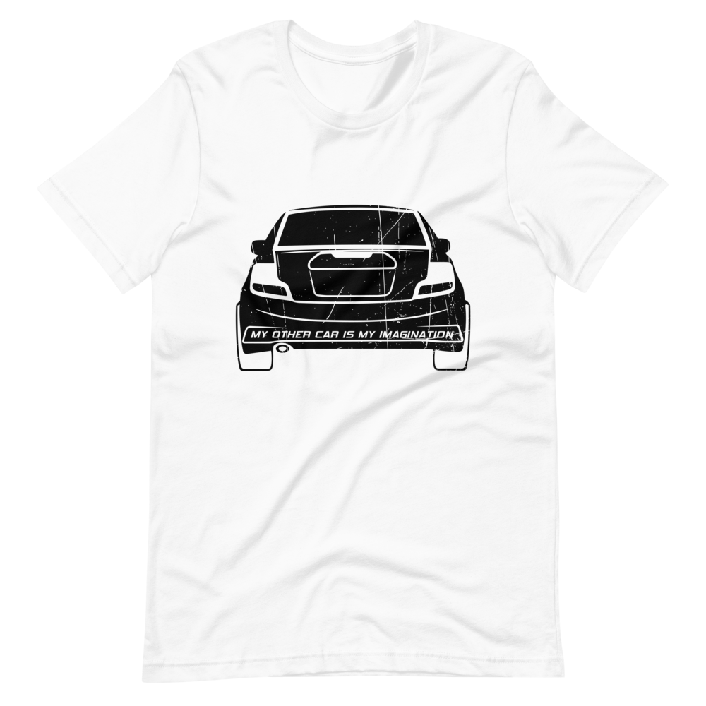 My Other Car Is My Imagination Short-Sleeve Unisex T-Shirt (Black)