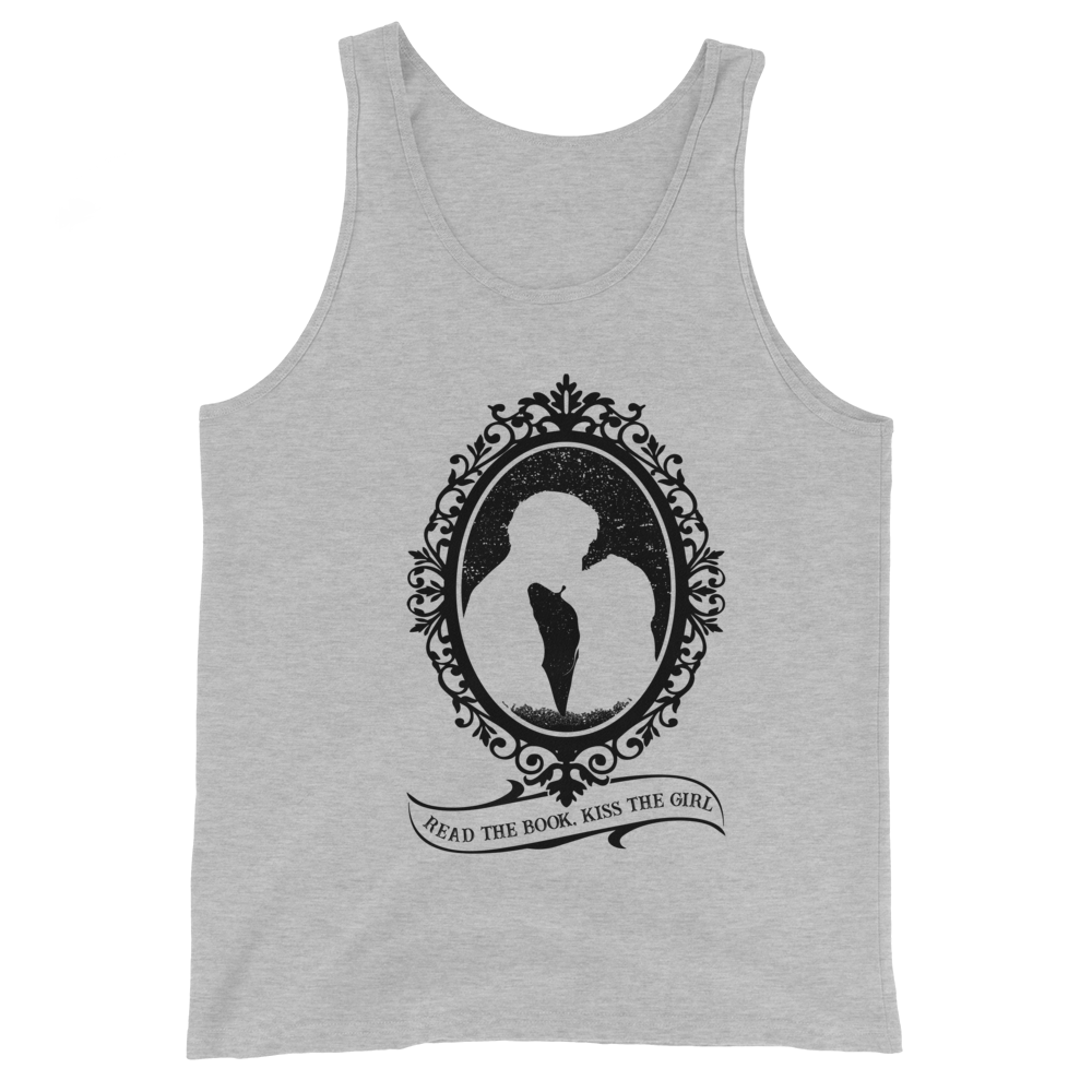 Read The Book Kiss The Girl Unisex Tank Top (Black)