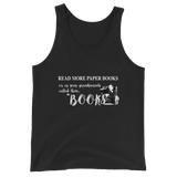 Read More Paper Books Unisex Tank Top