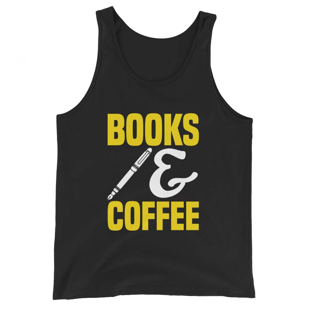 Books, Writing, & Coffee Unisex Tank Top