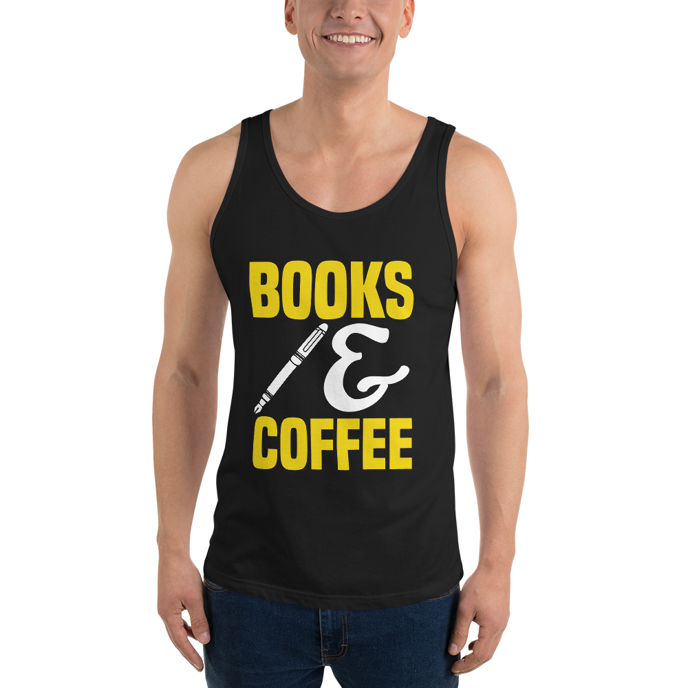 Books, Writing, & Coffee Unisex Tank Top