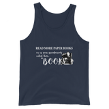 Read More Paper Books Unisex Tank Top