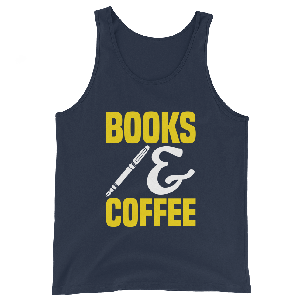 Books, Writing, & Coffee Unisex Tank Top