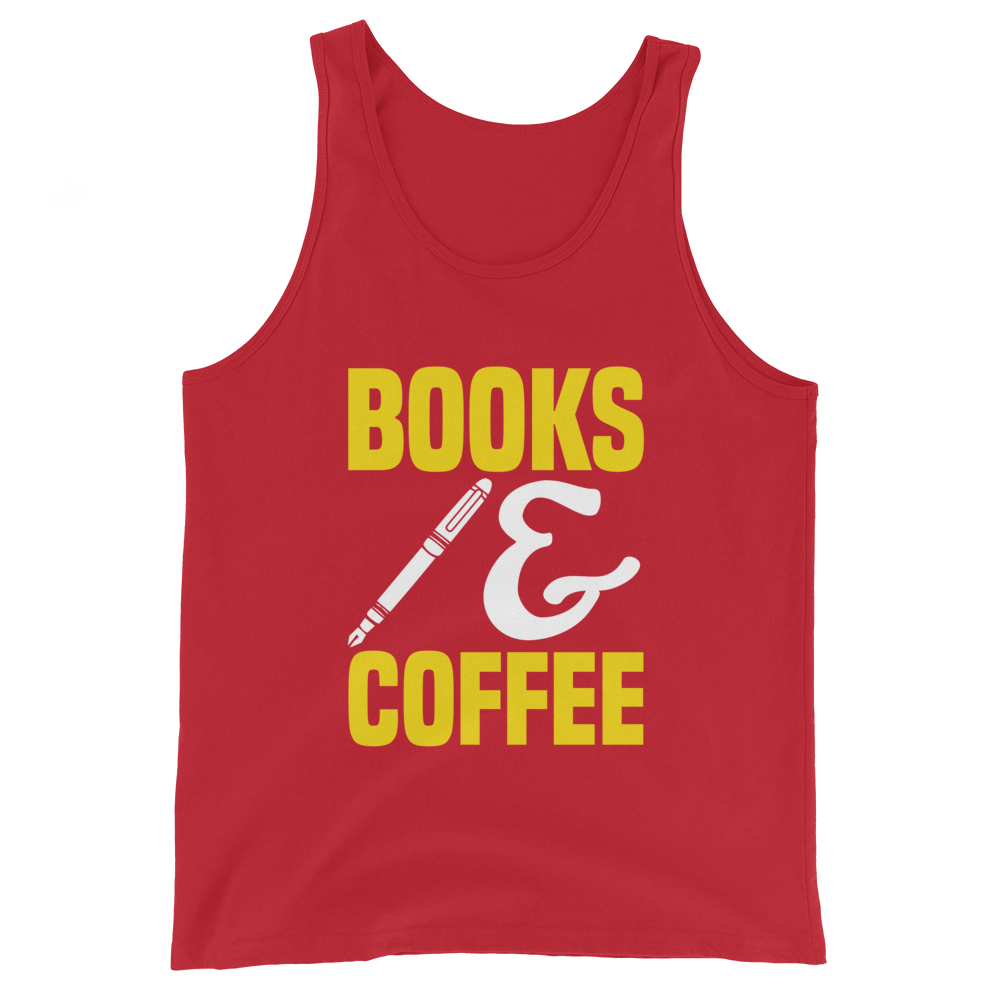 Books, Writing, & Coffee Unisex Tank Top