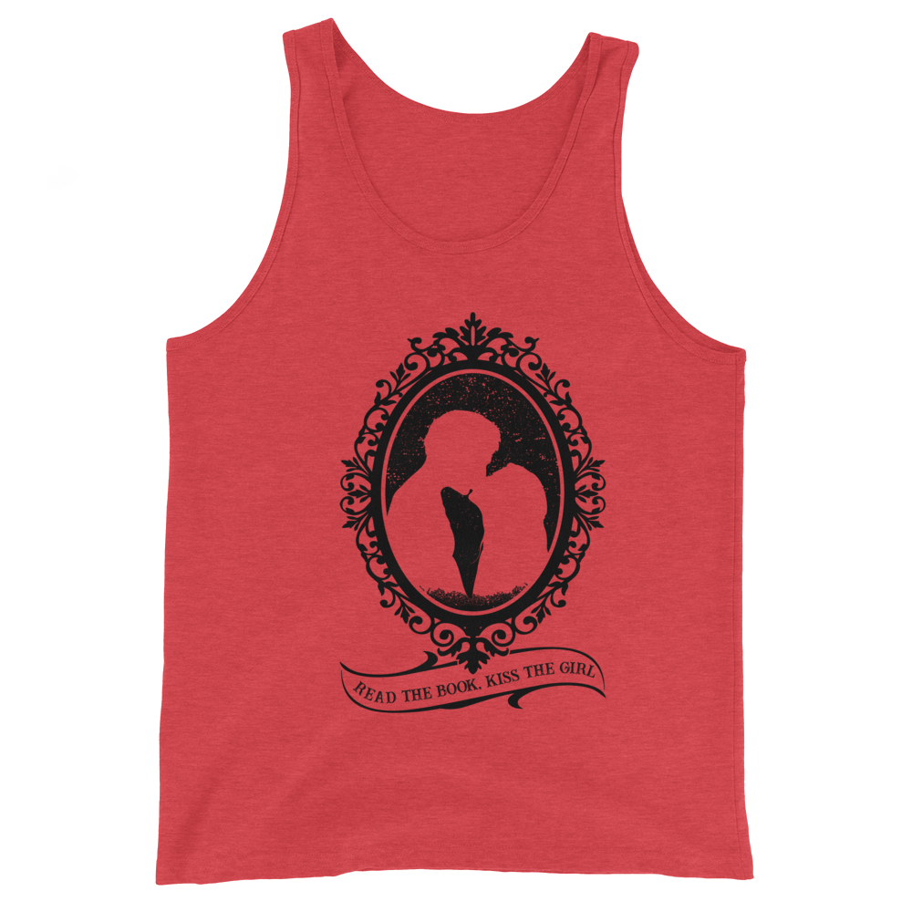 Read The Book Kiss The Girl Unisex Tank Top (Black)