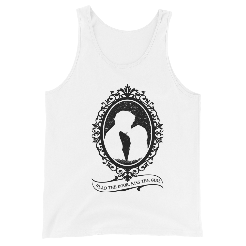 Read The Book Kiss The Girl Unisex Tank Top (Black)